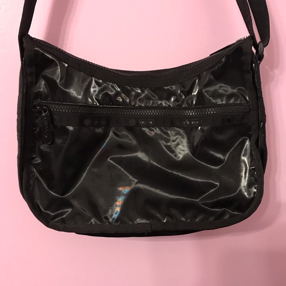 LeSportsac black crossbody purse - Picture 2 of 9